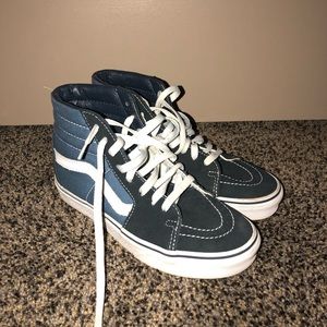 Black and Blue Vans